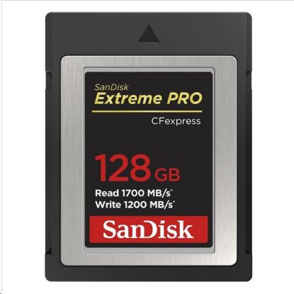 Obrázek SanDisk Extreme Pro CFexpress Card 128 GB, Type B, 1700MB/ s Read, 1200MB/ s Write