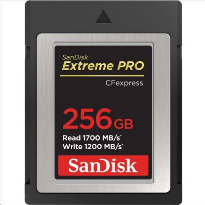 Obrázek SanDisk Extreme Pro CFexpress Card 256 GB, Type B, 1700MB/ s Read, 1200MB/ s Write