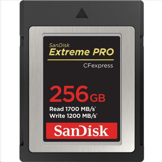 Obrázek SanDisk Extreme Pro CFexpress Card 256 GB, Type B, 1700MB/ s Read, 1200MB/ s Write
