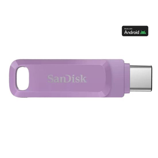 Obrázek SanDisk Flash Disk 1 TB Ultra Dual Drive Go, USB- C 3.2, fialová