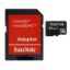 Obrázek SanDisk MicroSDHC karta 32 GB (Class 4) + adaptér
