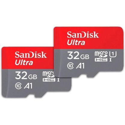 Obrázek SanDisk MicroSDHC karta 32 GB Ultra (R: 120/ W: 120 MB/ s, UHS- I, C10), 2- Pack