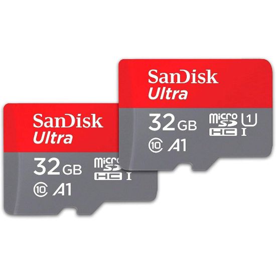 Obrázek SanDisk MicroSDHC karta 32 GB Ultra (R: 120/ W: 120 MB/ s, UHS- I, C10), 2- Pack