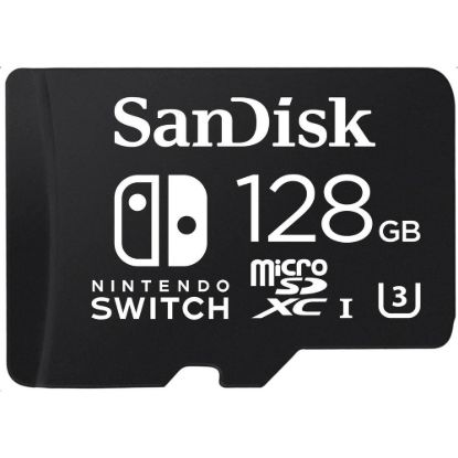 Obrázek SanDisk MIcroSDXC karta 128 GB for Nintendo Switch (R: 100/ W: 90 MB/ s, UHS- I, V30, U3, C10, A1) licensed Product