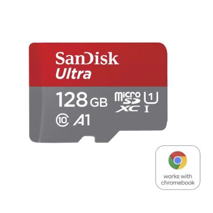 Obrázek SanDisk MicroSDXC karta 128 GB Ultra pro Chromebook (R: 160/ W: 260 MB/ s, UHS I, C10, A1)