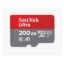 Obrázek SanDisk MicroSDXC karta 200 GB Ultra (120 MB/ s, A1 Class 10 UHS- I, Android) + adaptér