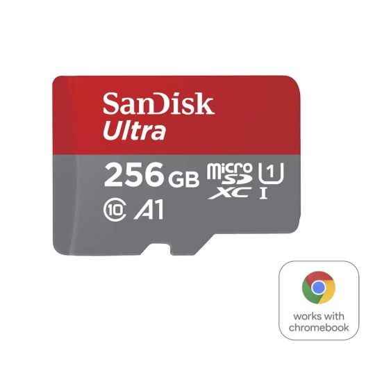 Obrázek SanDisk MicroSDXC karta 256 GB Ultra pro Chromebook (R: 160/ W: 260 MB/ s, UHS I, C10, A1)