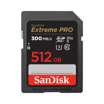 Obrázek SanDisk MicroSDXC karta 512 GB Extreme PRO (R: 300/ W: 260 MB/ s, UHS- II, C10, V90)