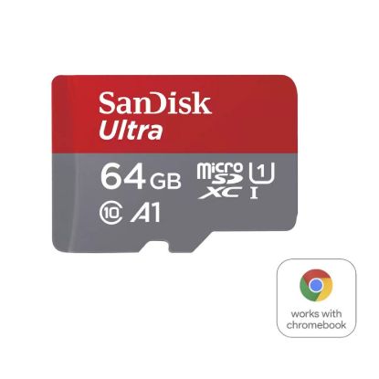 Obrázek SanDisk MicroSDXC karta 64 GB Ultra pro Chromebook (R: 160/ W: 260 MB/ s, UHS I, C10, A1)