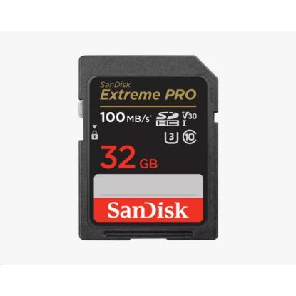 Obrázek SanDisk SDHC karta 32 GB Extreme PRO (100 MB/ s Class 10, UHS- I U3 V30)