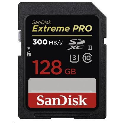 Obrázek SanDisk SDXC karta 128 GB Extreme Pro (300MB/ s UHS- II)