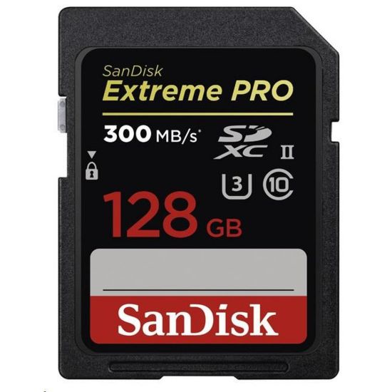 Obrázek SanDisk SDXC karta 128 GB Extreme Pro (300MB/ s UHS- II)