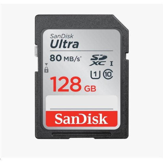 Obrázek SanDisk SDXC karta 128 GB Ultra (100MB/ s Class 10 UHS- I)