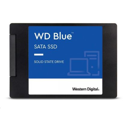 Obrázek WD BLUE SSD 3D NAND WDS100T3B0A 1 TB SA510 Powered by SanDisk, SATA/ 600, (R: 560, W: 520MB/ s), 2.5"