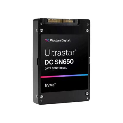 Obrázek WD Enterprise SSD 15.36 TB Ultrastar DC SN650, PCIe Gen4, (R: 6600, W: 2800MB/ s), RI- 1DW/ D BICS5 SE