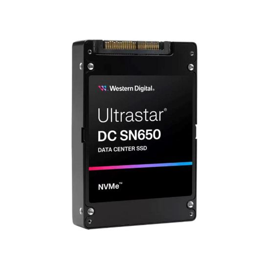 Obrázek WD Enterprise SSD 7.68 TB Ultrastar DC SN650, PCIe Gen4, (R: 6500, W: 1900MB/ s), RI- 1DW/ D BICS5 SE