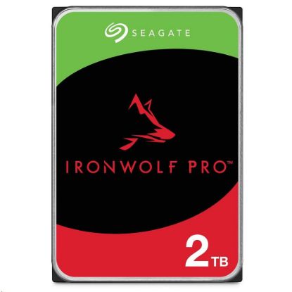 Obrázek SEAGATE HDD 2 TB IRONWOLF PRO (NAS), 3.5", SATAIII, 7200 RPM, Cache 256MB