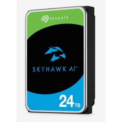 Obrázek SEAGATE HDD 24 TB SKYHAWK AI, , 3, 5", SATA 6Gb/ s, Cache 512MB, CMR