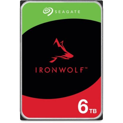 Obrázek SEAGATE HDD 6 TB IRONWOLF (NAS), 3.5", SATAIII, 5400 RPM, Cache 256MB, CMR