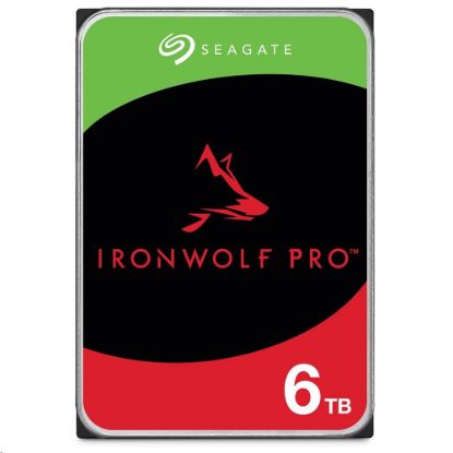 Obrázek SEAGATE HDD 6 TB IRONWOLF PRO (NAS), 3.5", SATAIII, 7200 RPM, Cache 256MB