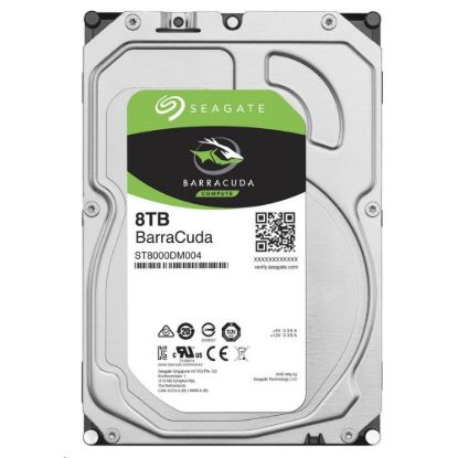 Obrázek SEAGATE HDD 8 TB BARRACUDA, 3.5", SATAIII, 5400 RPM, Cache 256MB