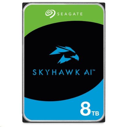 Obrázek SEAGATE HDD 8 TB SKYHAWK AI, 3.5", SATAIII, 7200 RPM, Cache 256MB