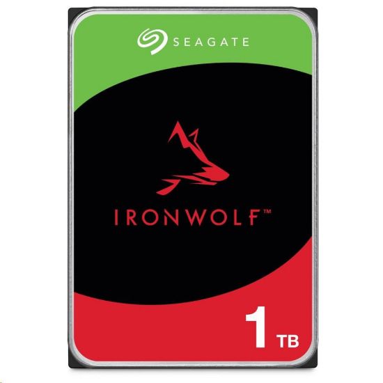 Obrázek SEAGATE HDD 1 TB IRONWOLF (NAS), 3.5", SATAIII, 5400 RPM, Cache 256MB