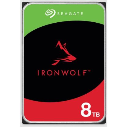Obrázek SEAGATE HDD 8 TB IRONWOLF (NAS), 3.5", SATAIII, 7200 RPM, Cache 256MB, CMR