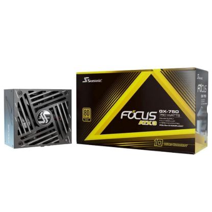 Obrázek SEASONIC zdroj 750 W Focus GX- 750, 80+ GOLD, ATX 3.1, PCIe 5.1