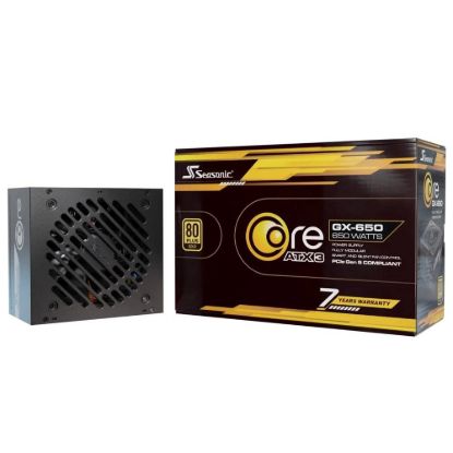 Obrázek SEASONIC zdroj Core GX 650 W, 120mm, Plně modulární, 80+ Gold, ATX 3.1
