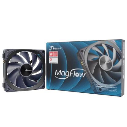 Obrázek SEASONIC Ventilátor MagFlow 120 mm, černá
