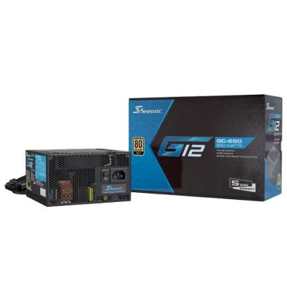 Obrázek SEASONIC zdroj 650 W G12- GC, 80+ Gold, 120mm