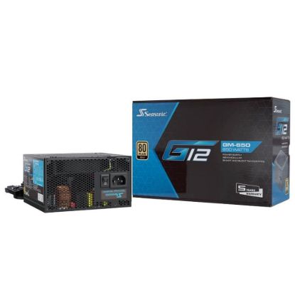 Obrázek SEASONIC zdroj 650 W G12- GM, 80+ Gold, 120mm