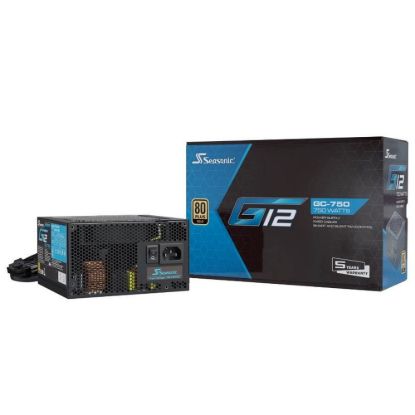 Obrázek SEASONIC zdroj 750 W G12- GC, 80+ Gold, 120mm