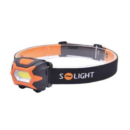 Obrázek Solight čelová LED svítilna, 3 W COB, 3x AAA