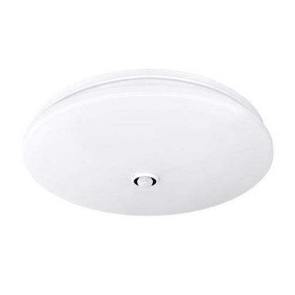 Obrázek Solight LED stropní světlo PLAIN s PIR sensorem, 18 W, 1260lm, 3000K, kulaté, 33cm
