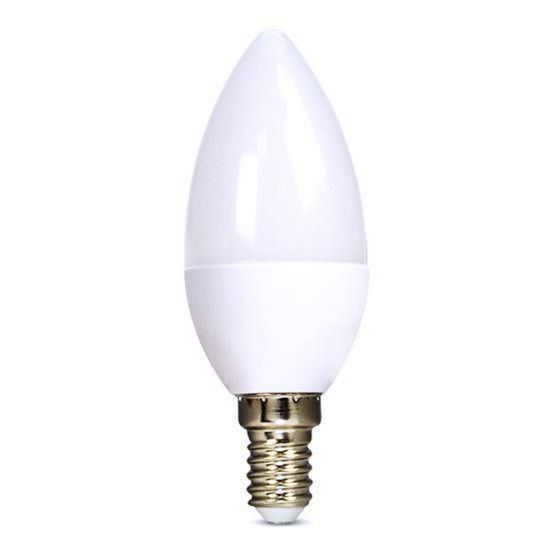 Obrázek Solight LED žárovka, svíčka, 8 W, E14, 4000K, 720lm