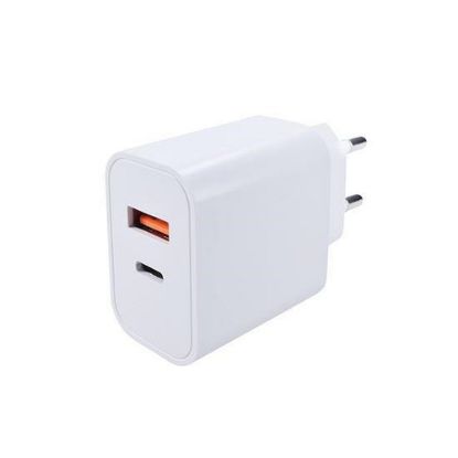 Obrázek Solight USB A+C 20 W fast charger univerzální napájecí adaptér