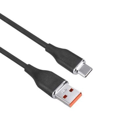 Obrázek Solight USB- C kabel, USB 2.0 A konektor - USB- C 3.1 konektor, silikon, 2m