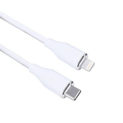 Obrázek Solight USB- C/ Lightning kabel, USB- C konektor - Lightning konektor, silikon, 1m