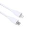 Obrázek Solight USB- C/ Lightning kabel, USB- C konektor - Lightning konektor, silikon, 1m
