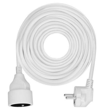 Obrázek Solight 1z prodlužovací přívod - spojka, 15m, 3 x 1, 5mm2, bílá