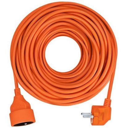 Obrázek Solight 1z prodlužovací přívod - spojka, 15m, 3 x 1, 5mm2, oranžová