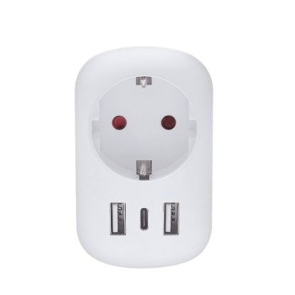 Obrázek Solight cestovní adaptér UK USB A+C pro použití ve Velké Británii, typ G