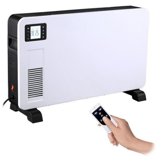 Obrázek Solight horkovzdušný konvektor 2300 W, LCD, ventilátor, časovač, nastavitelný termostat
