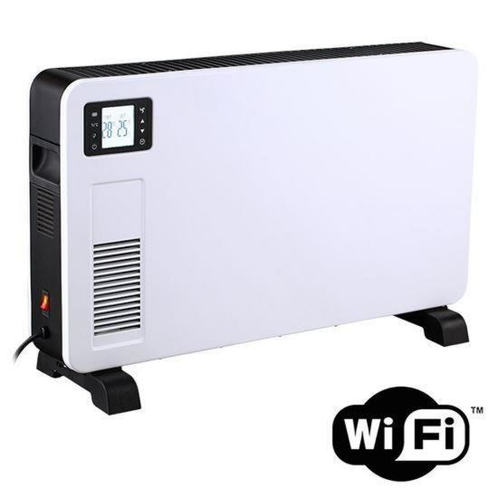 Obrázek Solight horkovzdušný konvektor 2300 W, WiFi, LCD, ventilátor, časovač, nastavitelný termostat