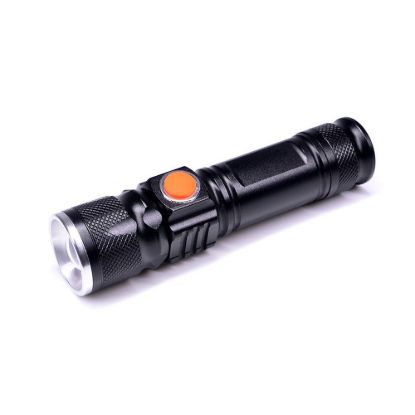Obrázek Solight LED nabíjecí kapesní svítilna, 200lm, 3 W, zoom, Li- Ion