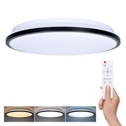Obrázek Solight LED osvětlení s dálkovým ovladačem Jamil, 48 W, 3360lm, 40cm, změna chromatičnosti, stmívatelné