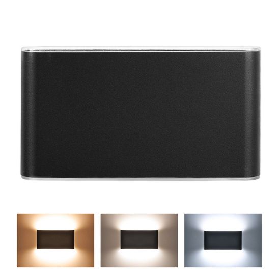Obrázek Solight LED venkovní nástěnné osvětlení Modena, 12 W, 800lm, 3CCT, černá