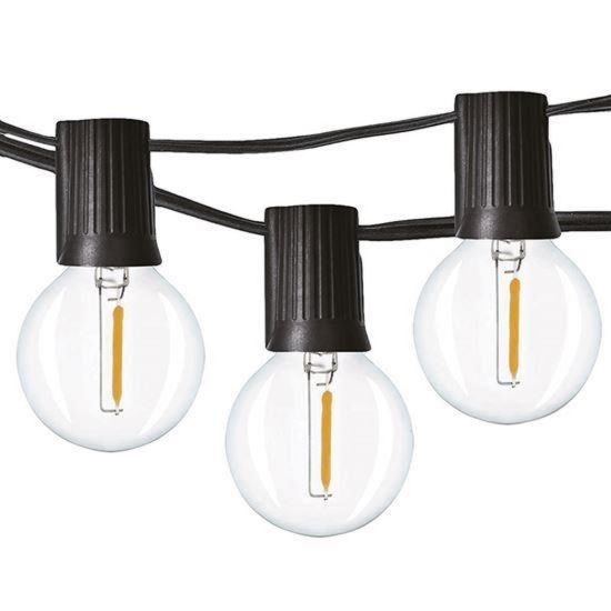 Obrázek Solight LED venkovní řetěz s žárovkami, 25 žárovek, 15m+5m, 20 W, teplá bílá